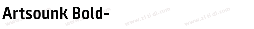 Artsounk Bold字体转换